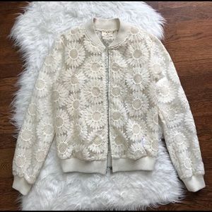 Pins and Needles Sunflower Bomber Jacket